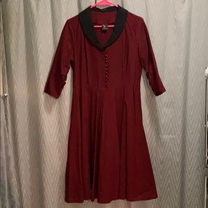 Vintage Style Midi Dress